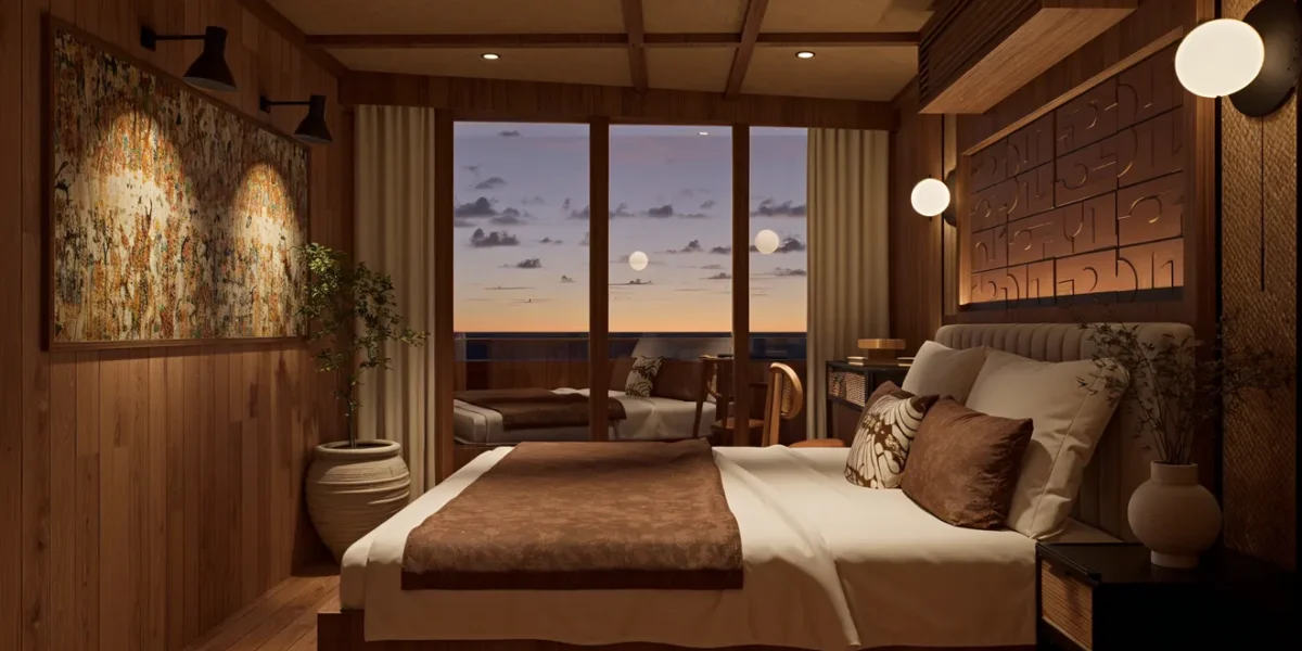 Batik Master Cabin on Angelica Liveaboard | Phinisi Boat Charter