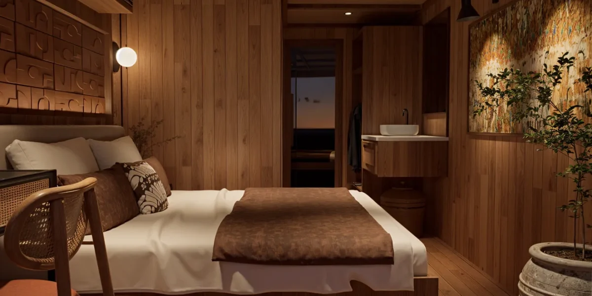 Batik Master Cabin on Angelica Liveaboard | Phinisi Boat Charter