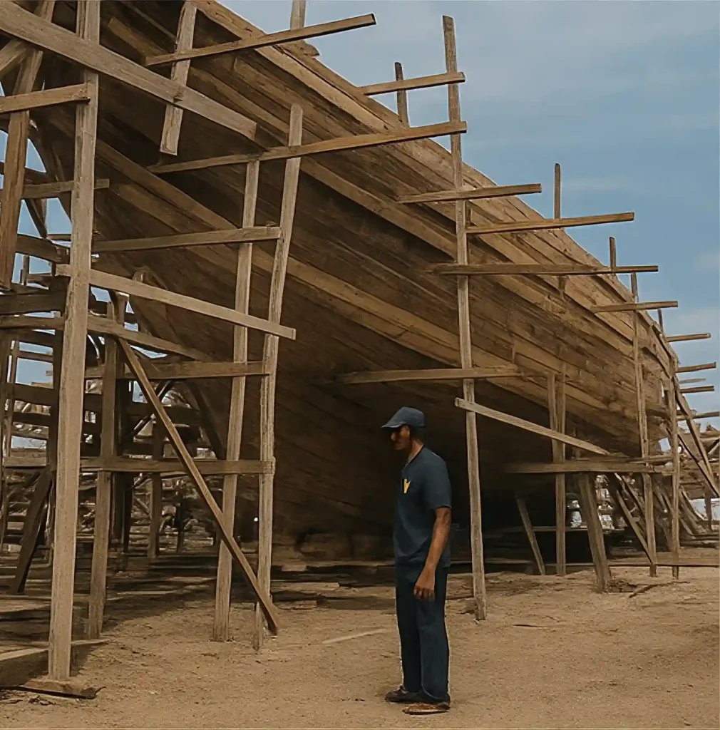 Indonesia Boat Construction | Wooden Yacht | Phinisi | Komoodo Luxury