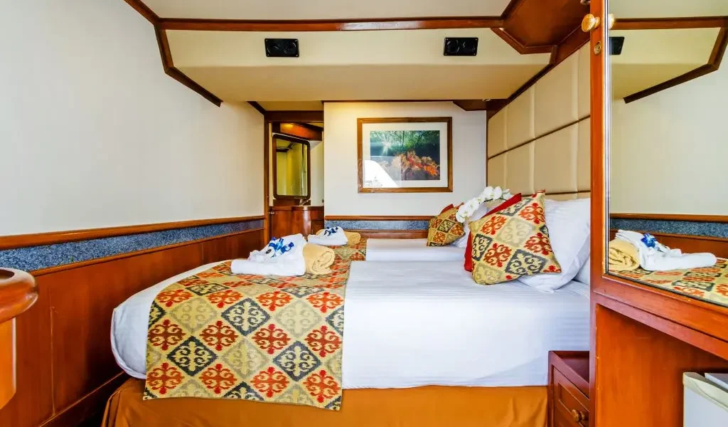 Delux Cabin on Mermaid I Cruise Voyage Phinisi | Raja Ampat | Komodo Luxury