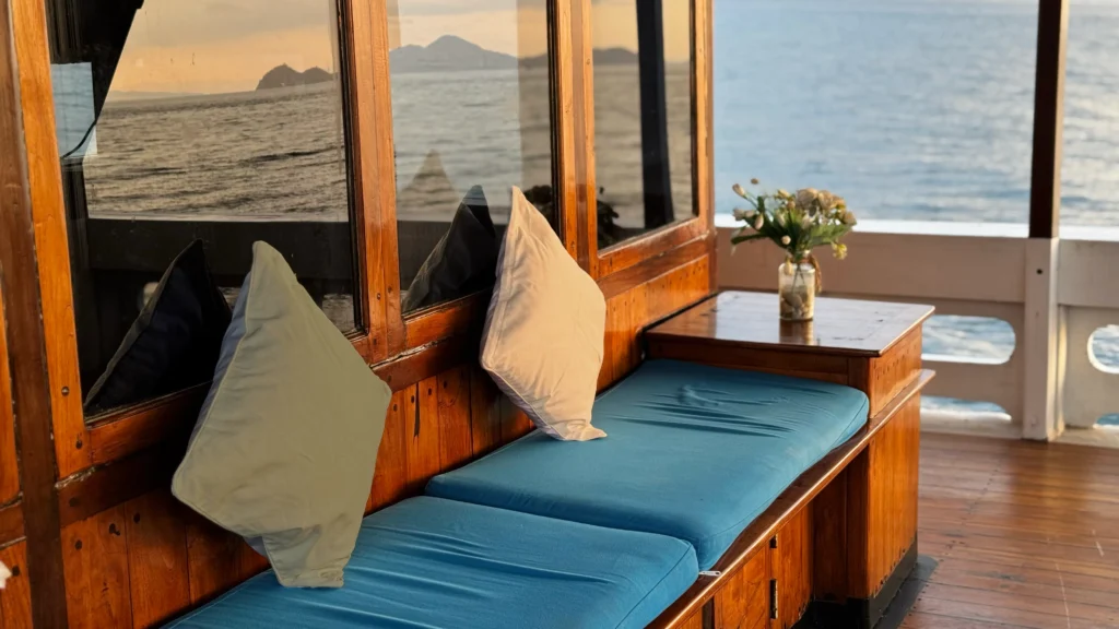 Front Seat on Radea Cruise Voyage Phinisi | Komodo National Park | Komodo Luxury