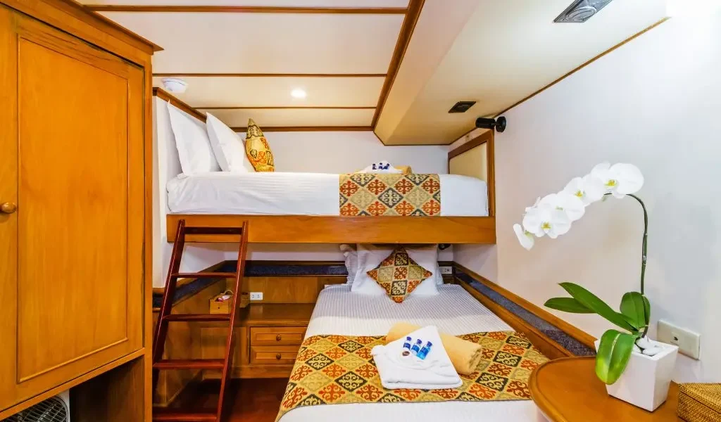 Lower Deck on Mermaid I Cruise Voyage Phinisi | Raja Ampat | Komodo Luxury