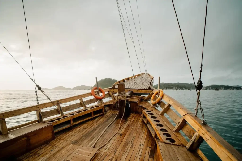 Maipa Deapati Phinisi Boat Charter | Dive Deck | Komodo Tour | Komodo Luxury