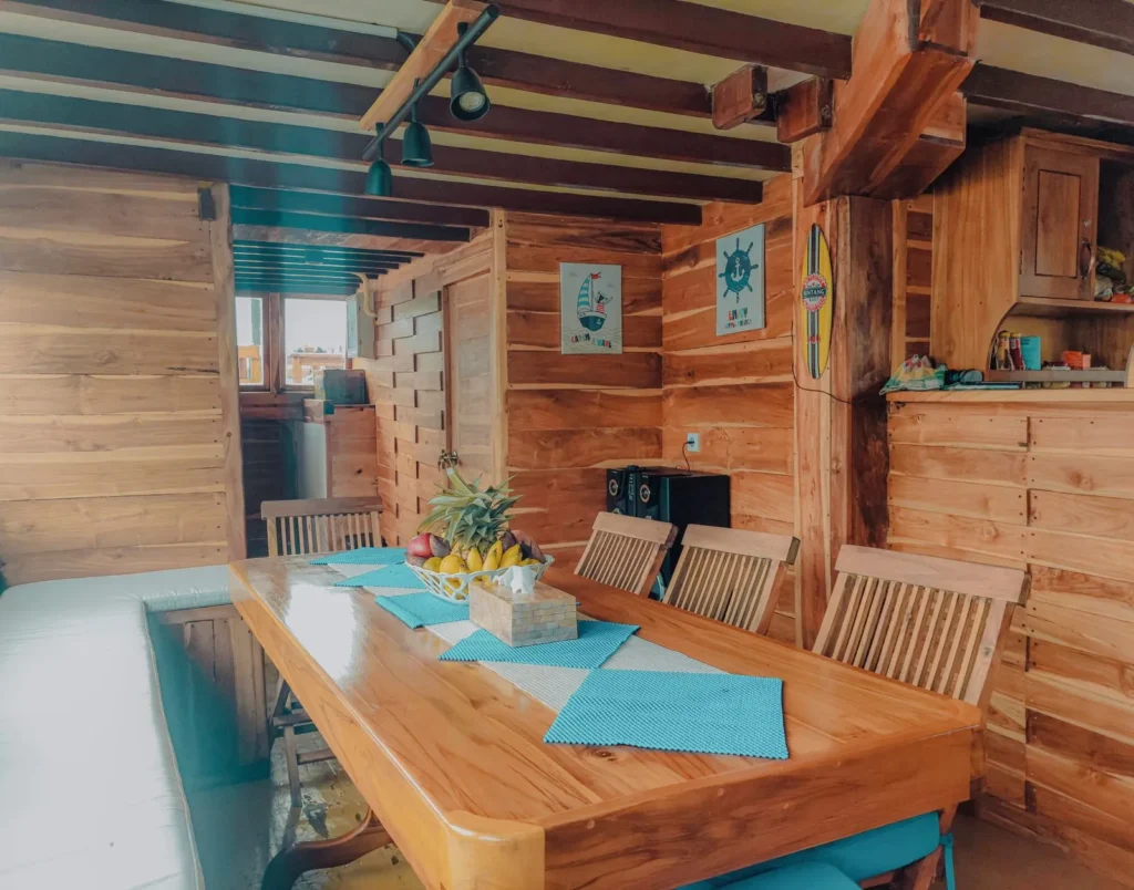 Marvelous Yacht Cruise Phinisi Dining Area - KomodoLuxury
