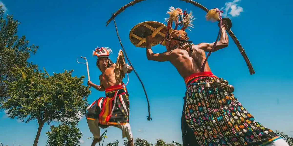 Penti Festival Caci Dance (Source: Wikimedia Commons)