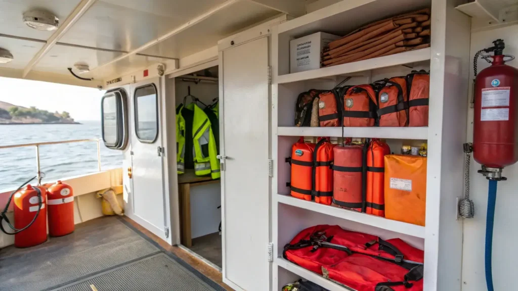 Safety Equipment on Boat | Komodo Luxury