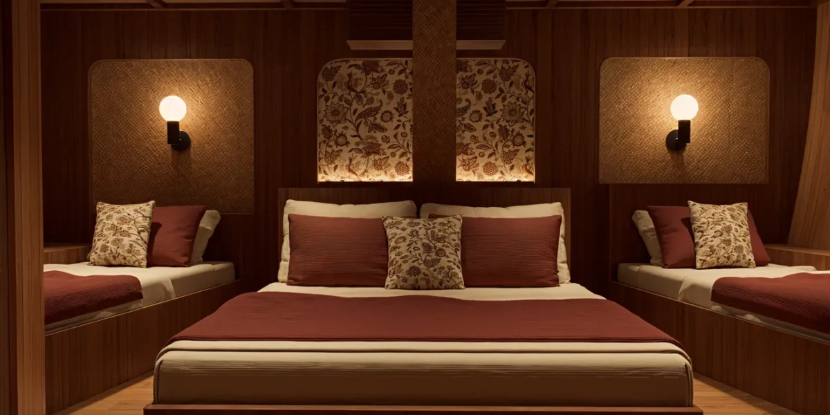 Sasando Family Cabin on Angelica Liveaboard | Phinisi Boat Charter