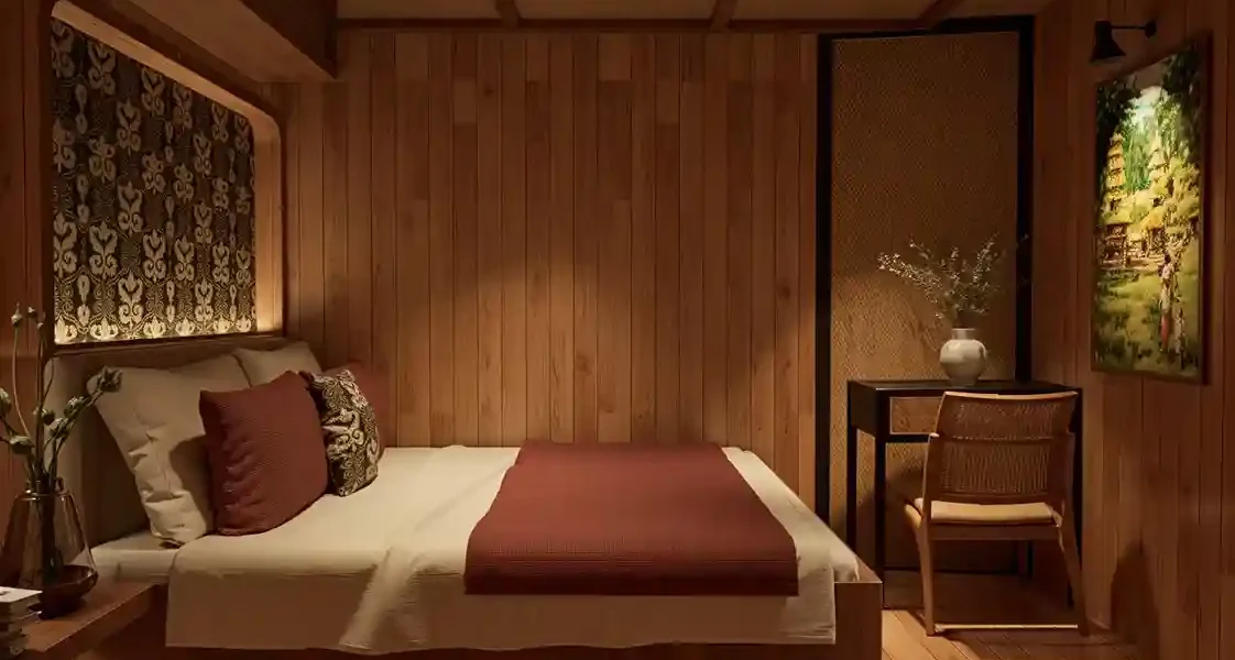 Tenun Lower Cabin on Angelica Liveaboard | Phinisi Boat Charter