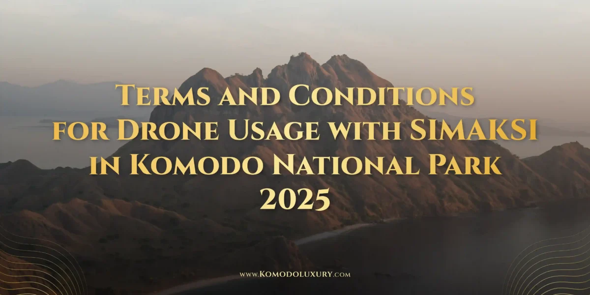 Terms and Conditions fro Drone Usage with Simaksi | Komodo Luxury